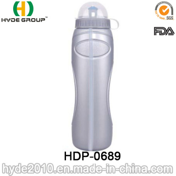 Nova garrafa de água 1000ml livre de plástico esporte bpa (HDP-0689)